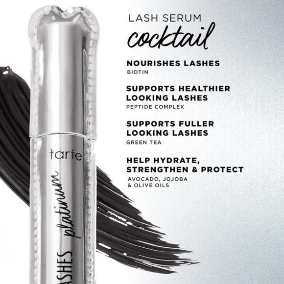 Tarte Lights, Camera, Lashes Platinum Mascara: Black, 9ml (Full Size), NIB - Picture 3 of 6